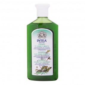 Shampoing THÉ VERT et MENTHE Intea® Spécial pour les cheveux gras