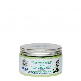 Masque capillaire THÉ VERT et MENTHE Intea® Spécial pour les cheveux gras